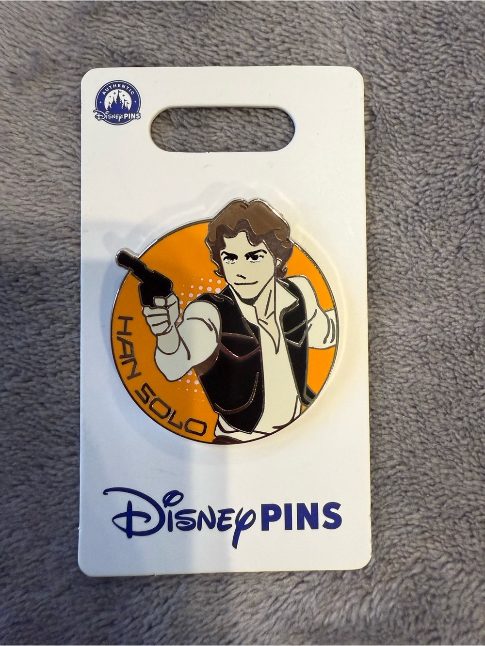 AUTHENTIC HAN SOLO PIN FROM DISNEYLAND